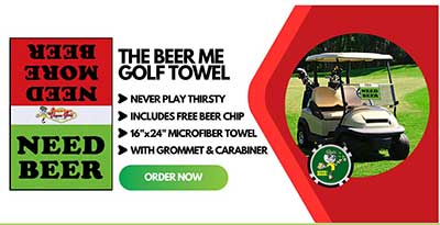 Vegas Golf Beer Towel